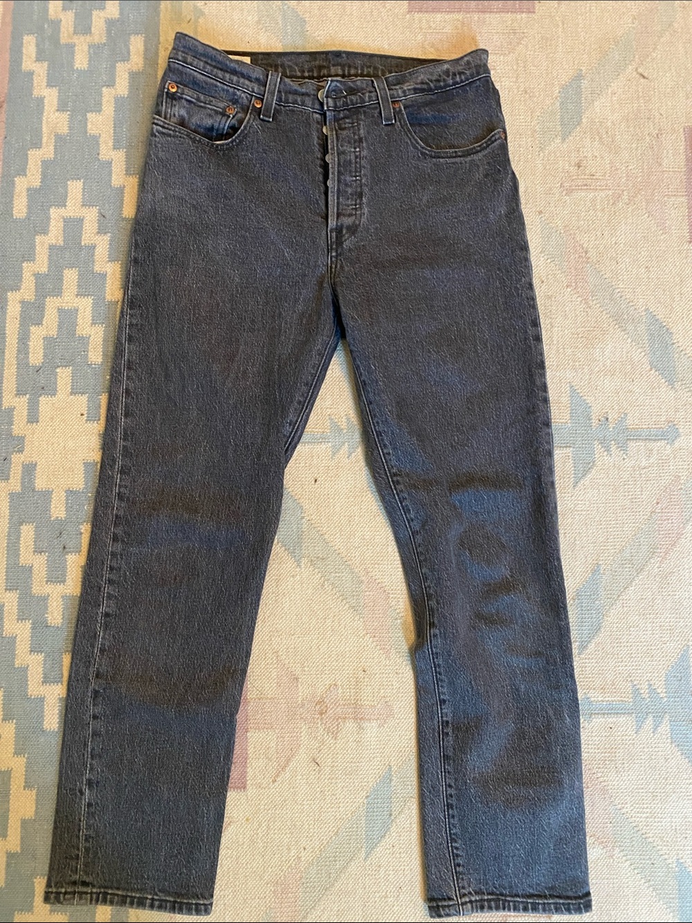 Levi's Black Straight-Leg Women's Jeans